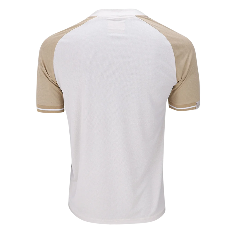 Camisa Vasco 3 2024 - 100 anos Resposta Histórica Kappa Masculina Bege - PRÉ VENDA