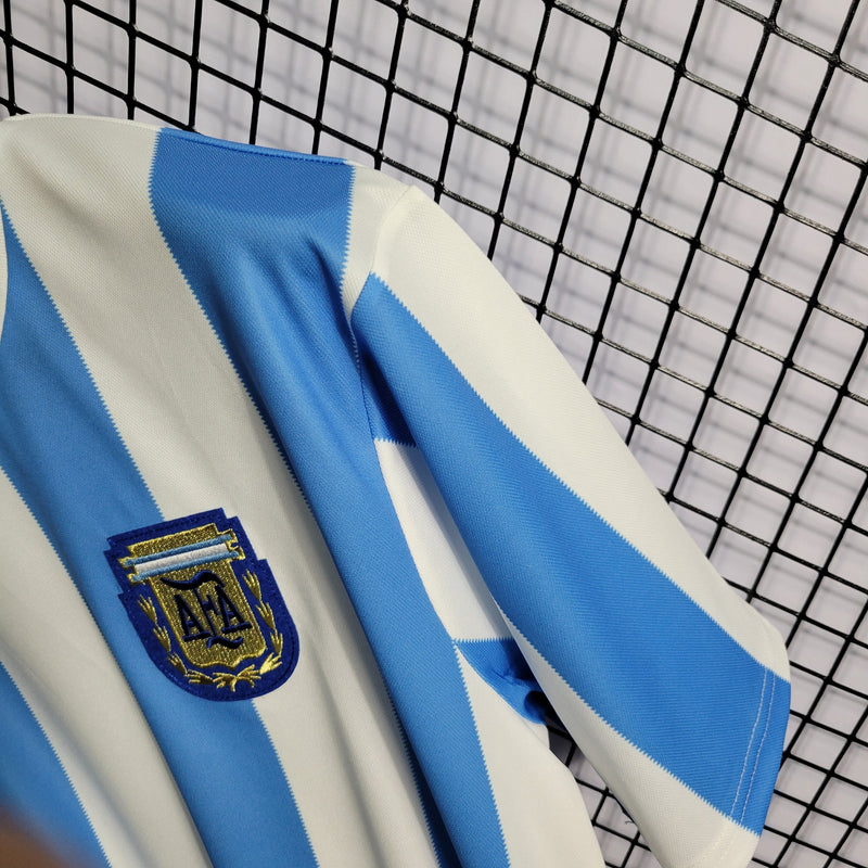 Camisa Argentina Titular 1986 - Versão Retro