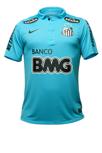 Camisa Santos Retrô 12/13 - Azul Neymar