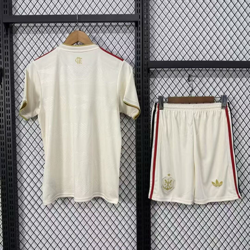 Kit Flamengo Manto 3 infantil Tradicional - 25/26