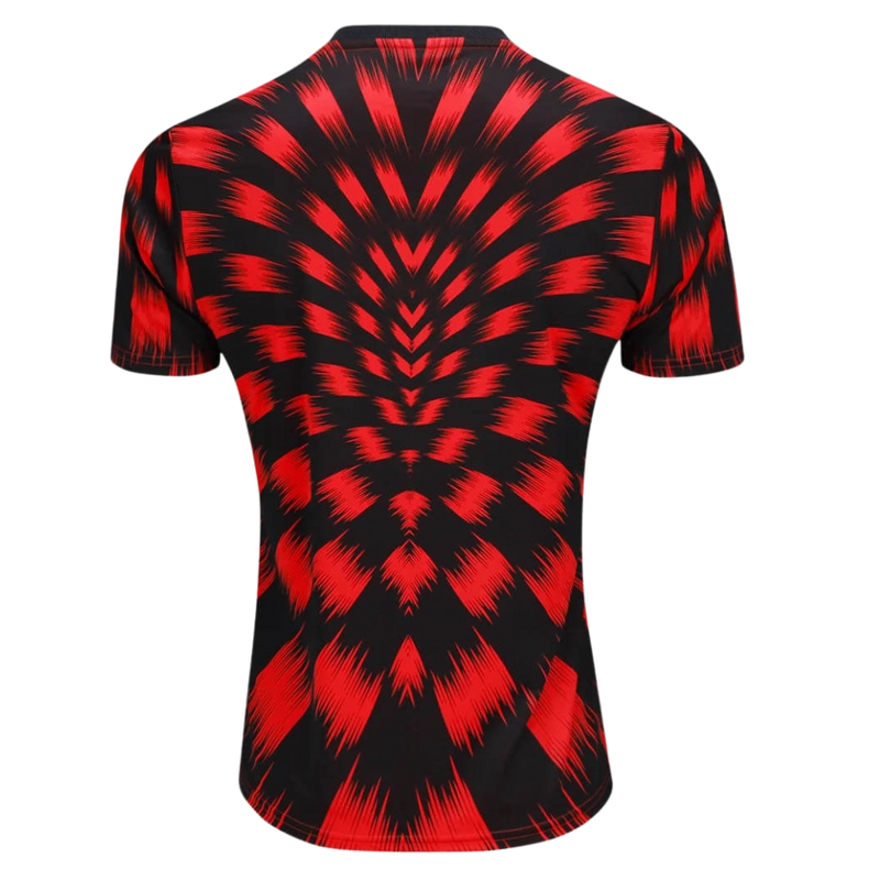 Camisa Flamengo Pré-Jogo 25/26 - Adidas Masculino - Vermelho e Preto - PRÉ VENDA