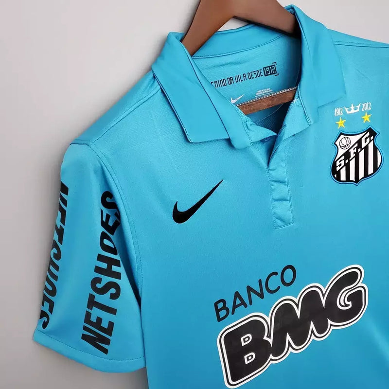 Camisa Santos Retrô 12/13 - Azul Neymar