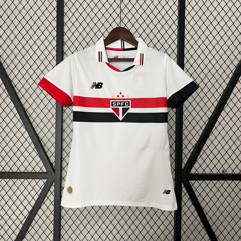 Camisa São Paulo Home Titular 24/25- Feminina