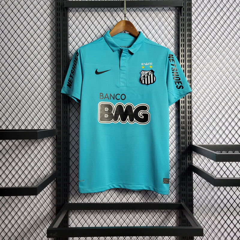 Camisa Santos Retrô 12/13 - Azul Neymar